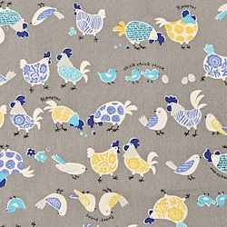 Collage Pattern Birds - Oxford